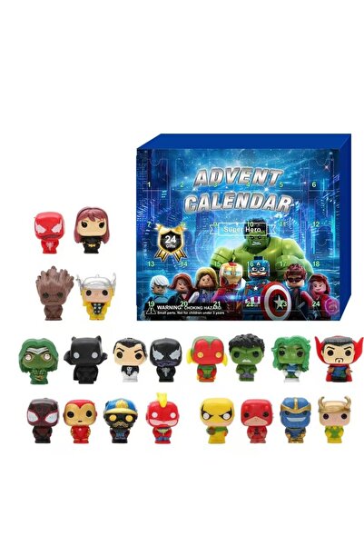 NO BRAND Marvel 3D 2025 Holiday Christmas Advent Calendar 24-Piece Gift Toy S...