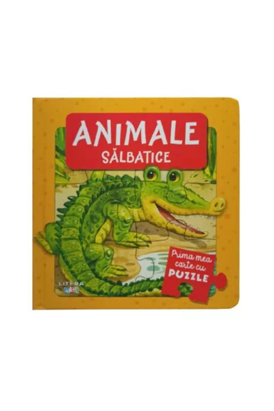 OEM Prima mea carte cu puzzle. Animale salbatice