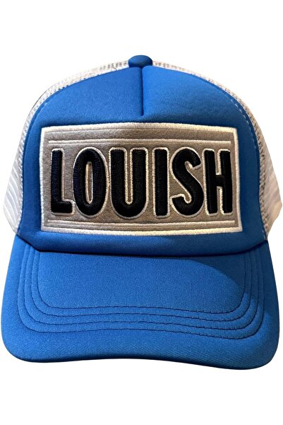 Generic Louish Logo Blue & White Mesh Baseball Cap (Sporty)