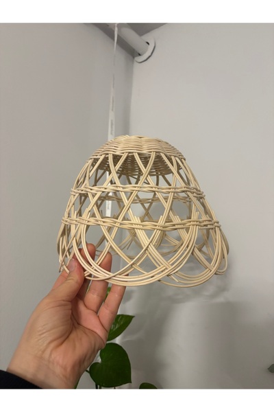 rattan Dekoratif hasır avize/el örgüsü tasarım