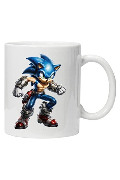 CRD PRINT Cană personalizată „Sonic”, CRD PRINT, 330ml, albă