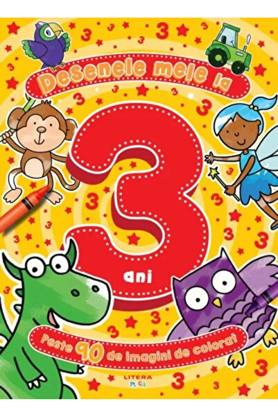 OEM Desenele mele la 3 ani. Peste 90 de imagini de colorat