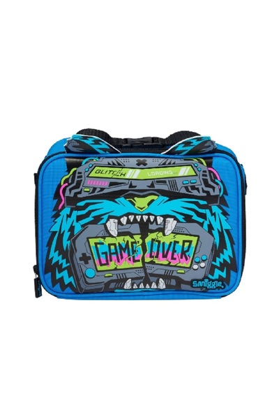 SMIGGLE Blue Eclipse Rectangular Connected Lunch Tote Bag Thermal Insulated