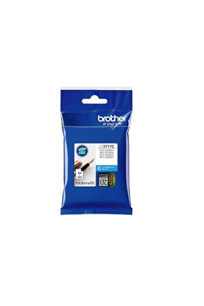 Brother خرطوشة حبر سماوي أصلية LC3717C ذات إنتاجية قياسية - إنتاجية ~550 صفحة