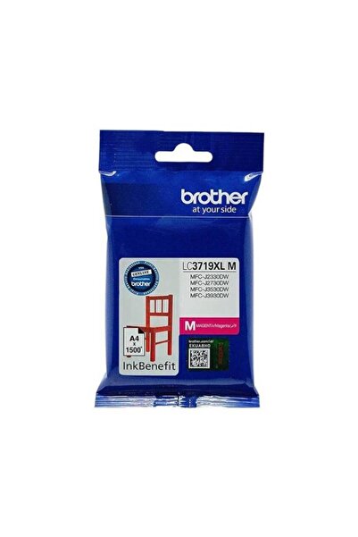 Brother خرطوشة حبر أرجوانية أصلية عالية الإنتاجية LC3719XL - إنتاجية ~1500 صفحة