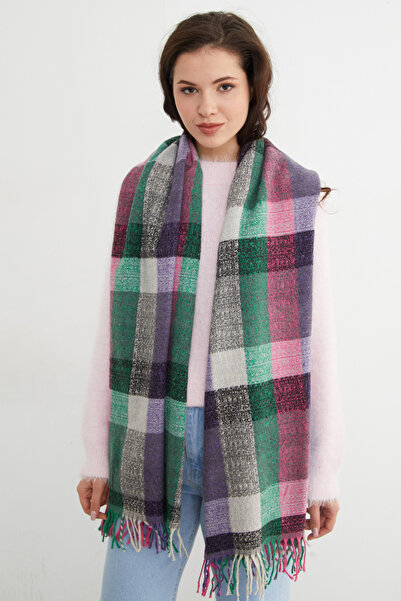 Fulla Moda Σάλι με καρό σχέδιο με απαλή υφή