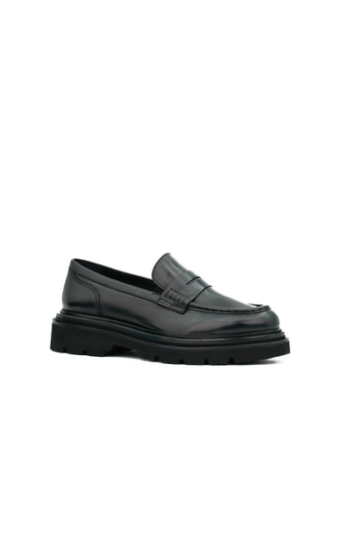 Tuna Genuine Leather Eva Sole Loafer Model Women's Shoes - Z1084