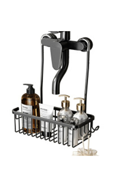 NO BRAND رف دش بدون حفر - رف دش معلق - رف شامبو دش - غير قابل للحفر - فولاذ م...