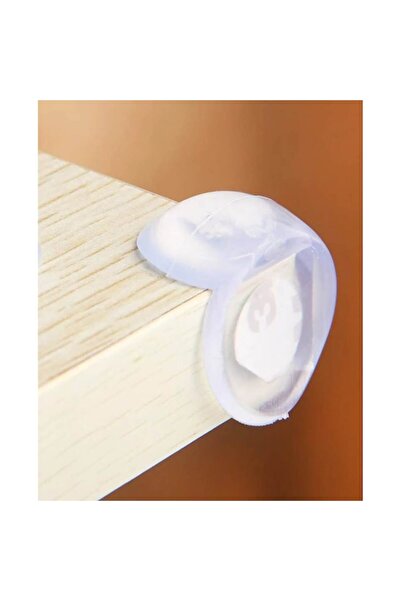 FORHOUSE Set of 4 round silicone corner protectors for child safety, transparent