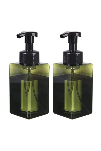 JZS Foaming Soap Dispenser 450ml Refillable 2 Pcs Green
