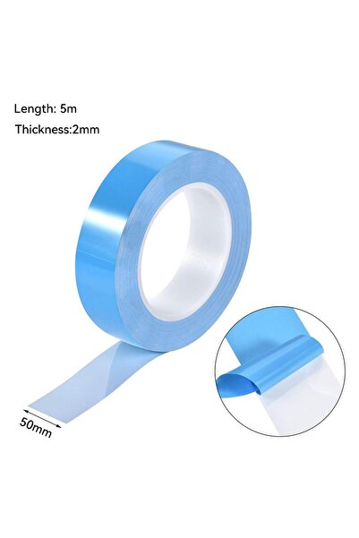JZS Double Sided Tape Heavy Duty Clear Mounting Adhesive Strips 2mm x 5m