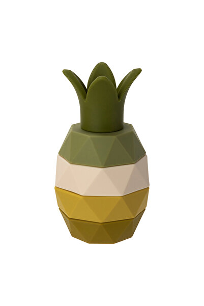 Pitikot Pitikot® Pineapple Stacking Toy Montessori Silicone Set for Motor Development