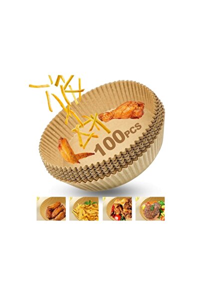 FORHOUSE Set of 100 baking, frying and air fryer paper liners