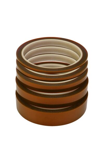 JZS High Temp Tape Heat Resistant 6 Rolls x 33m for Electronics Soldering