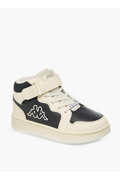 Kappa Boys Colourblock Hook and Loop High Top Sneakers