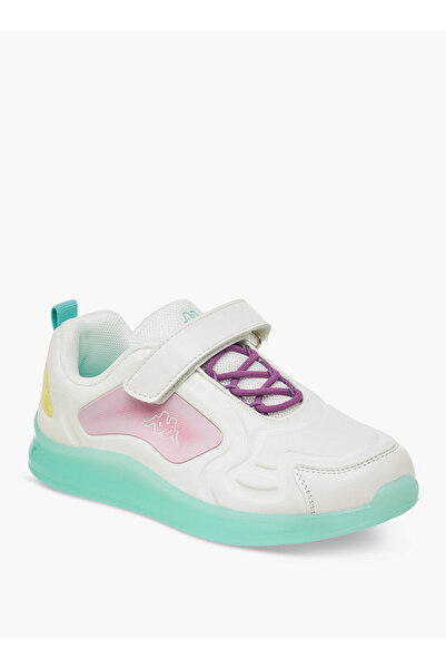 Kappa Girls Colourblock Hook and Loop Sneakers