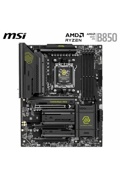 MSI MAG B850 Tomahawk MAX WiFi Motherboard (AM5, ATX)