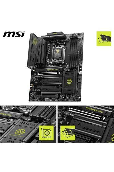MSI MAG B850 Tomahawk MAX WiFi Motherboard (AM5, ATX)
