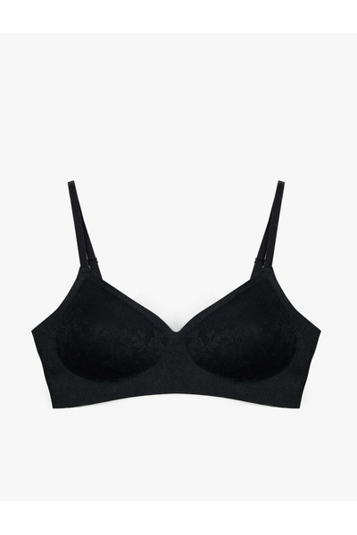 Koton Comfortable Fit Wire-Free Lightly Supported Lace Bra