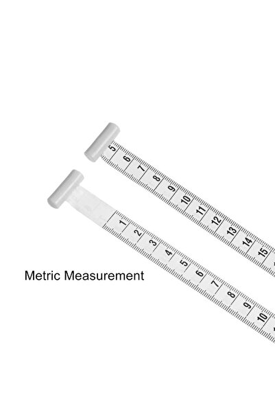 JZS Tape Measure Body 60inch, Retractable for Fitness Tailor 2PCS White