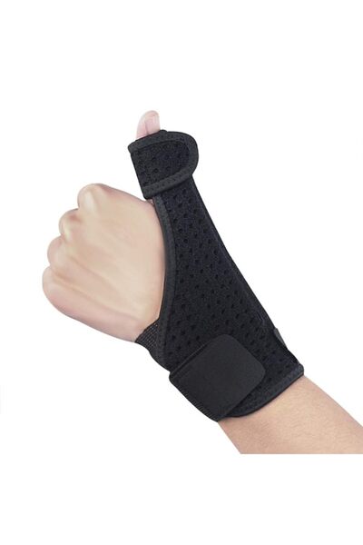 Bukela دعامة إبهام سبيكا قابلة للعكس باللون الأسود