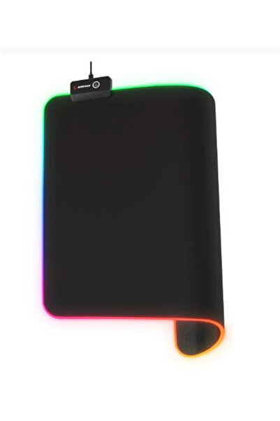 Rampage BLITZ RGB M (MP-23) Siyah 252-328-3mm RGB Ledli Gaming Mouse Pad