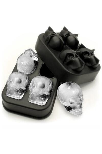 FORHOUSE Skull Ice Cube Molds