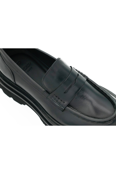 Tuna Genuine Leather Eva Sole Loafer Model Women's Shoes - Z1084