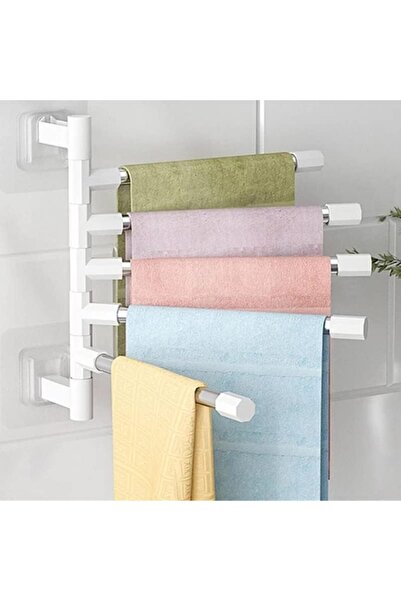 NO BRAND Bathroom towel rack, rotating towel rack, kitchen towel rack (monochrome, 26cm)