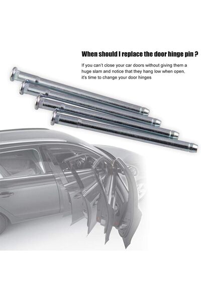 JZS Door Hinge Roller Pin Repair Kit 4 Pins 2 Door
