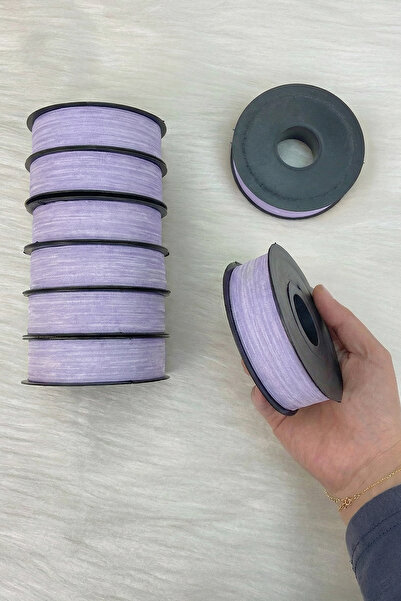 ZEYMERADE Κορδέλα λιλά λινό νοπέλι 2,5 εκ. 20 μέτρα, Κορδέλα διακόσμησης δώρου ειδικής περίστασης για προσωπικό δώρο