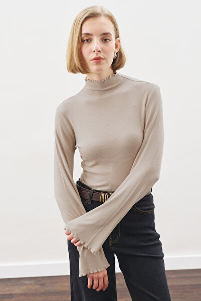 Manuka Fisherman Collar Bluz Vi̇zon