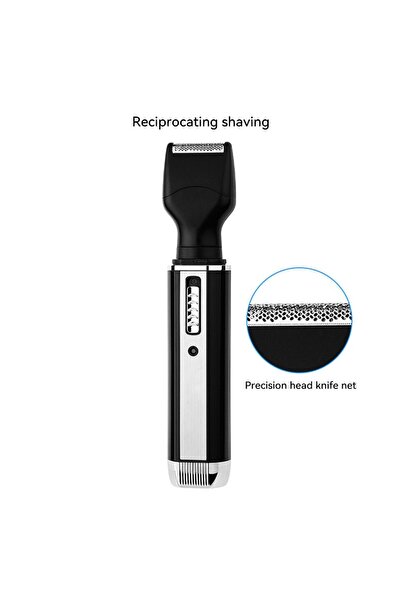 JZS Facial Hair Trimmer, All-in-1 Eyebrow Razor Rechargeable for Men