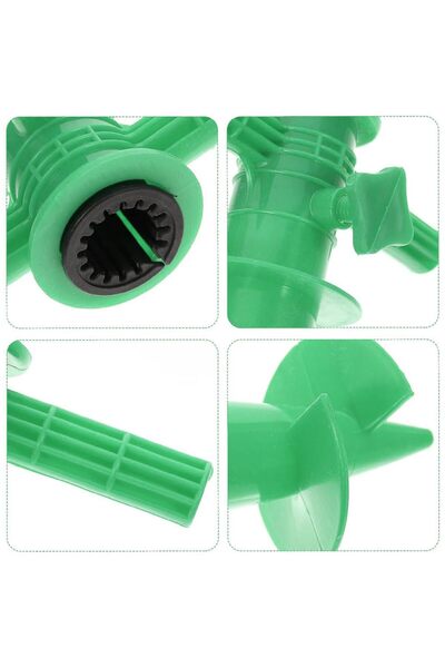 JZS Beach Umbrella Anchor Flag Stand 2PCS Green