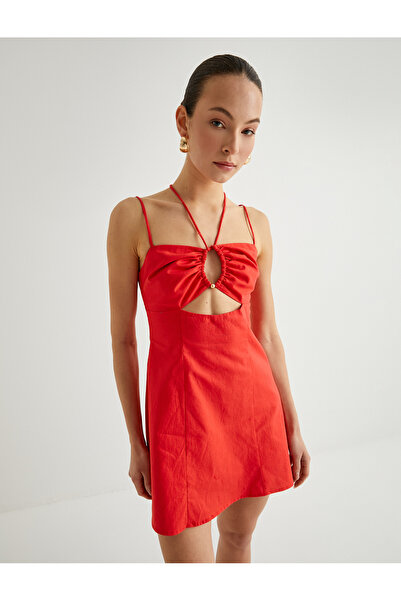 Koton Halter Neck Mini Dress