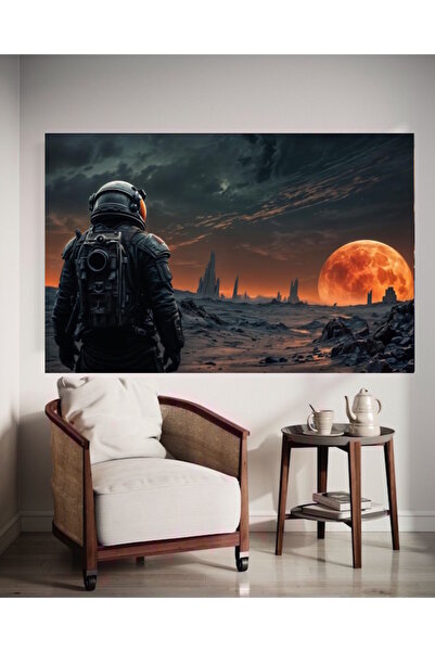 özkacar ASTRONAUT ÎN SPAȚIU Acasă Perete Salon Salon de înfrumusețare Birou M...
