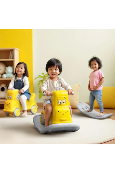 Hibobi Premium لعبة هزاز وركوب 3 في 1 على شكل متجر