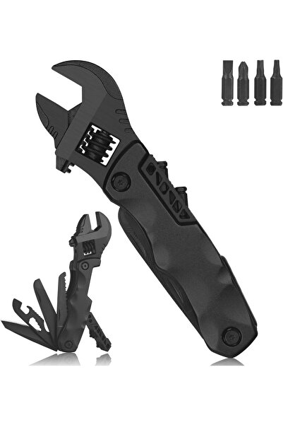 NO BRAND مفتاح متعدد الأدوات، مفتاح قابل للتعديل مع مفك براغي مسطح الرأس، من ...