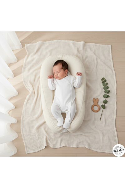OEM Romper with booties, hypoallergenic cotton, side snaps