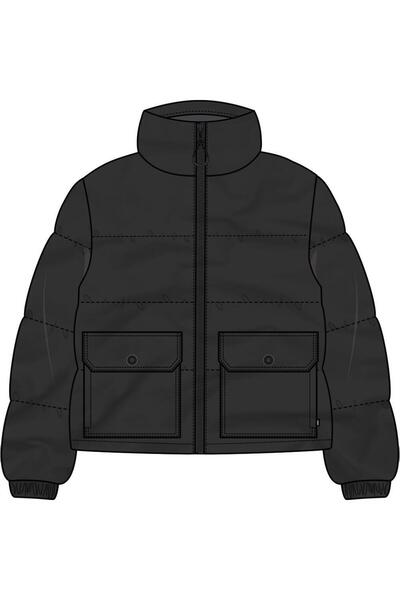 Vans Mte Aubrey Primaloft Puffer Women's Black Jacket - Vn000Hjv