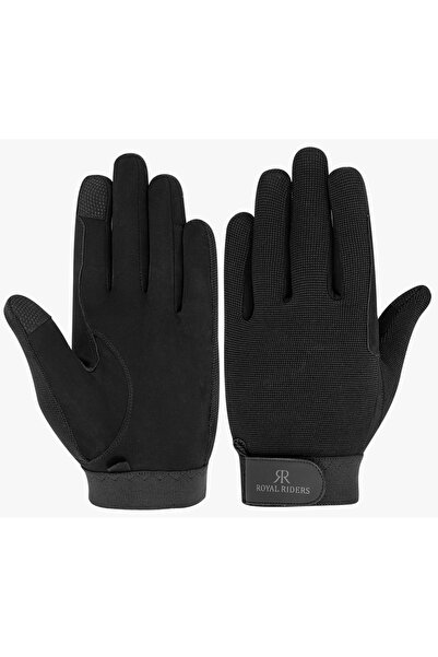 Royal Riders Premium Horse Riding Gloves - Nubuck Suede with 4-Way Spandex #10062029
