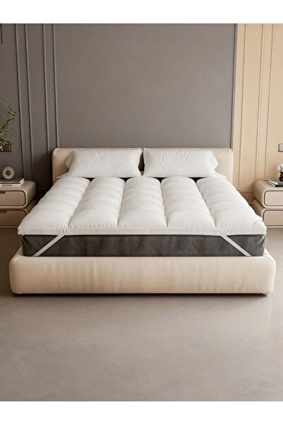 VOGMAX 120 x 200 cm Microfiber couch mattress pad, height 8 cm, circular mattress