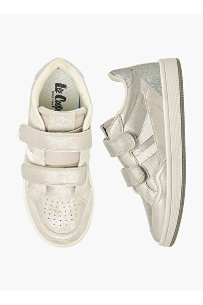 Lee Cooper Girls Glitter Detail Hook and Loop Sneakers