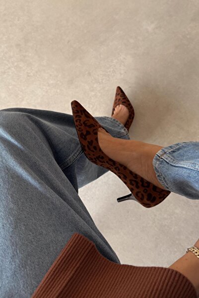 nope21shoess Sava Leopard Pattern Genuine Leather Stiletto