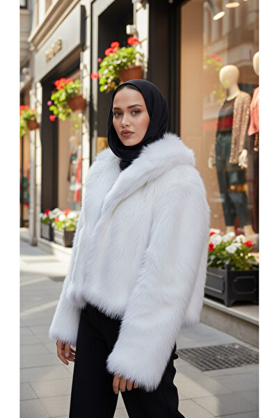 Hugglii Imported Fabric Stunning Texture Fur Coat
