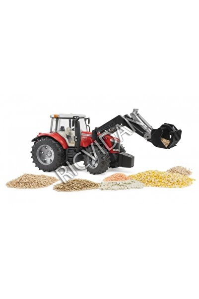 Bruder Tractor Massey Ferguson 7600 with front loader, 3047