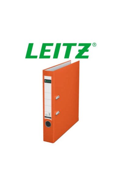 Leitz 180 °   مجلد مكتبي، بلاستيك، واسع، مقاس A4، برتقالي
