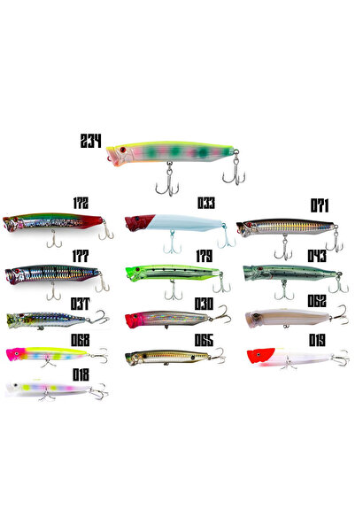 Fujin Salt Popper 12cm 30gr Su Üstü Popper