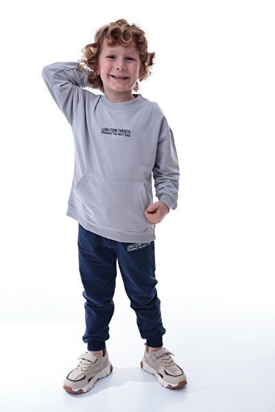 CQCQ Boy's Fleece Tracksuit Set |   Soft Fabric Hooded Sweat & Comfortable Jo...