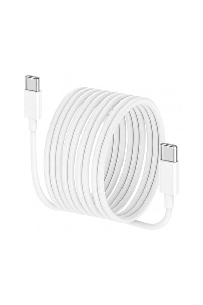 schitec 6A 100W Type-C to Type-C Hızlı Data ve Süper Şarj Kablosu 3 Metre Bey...